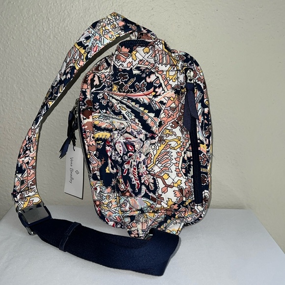Vera Bradley Utility Sling Backpack-Tangier Paisley - Picture 10 of 15